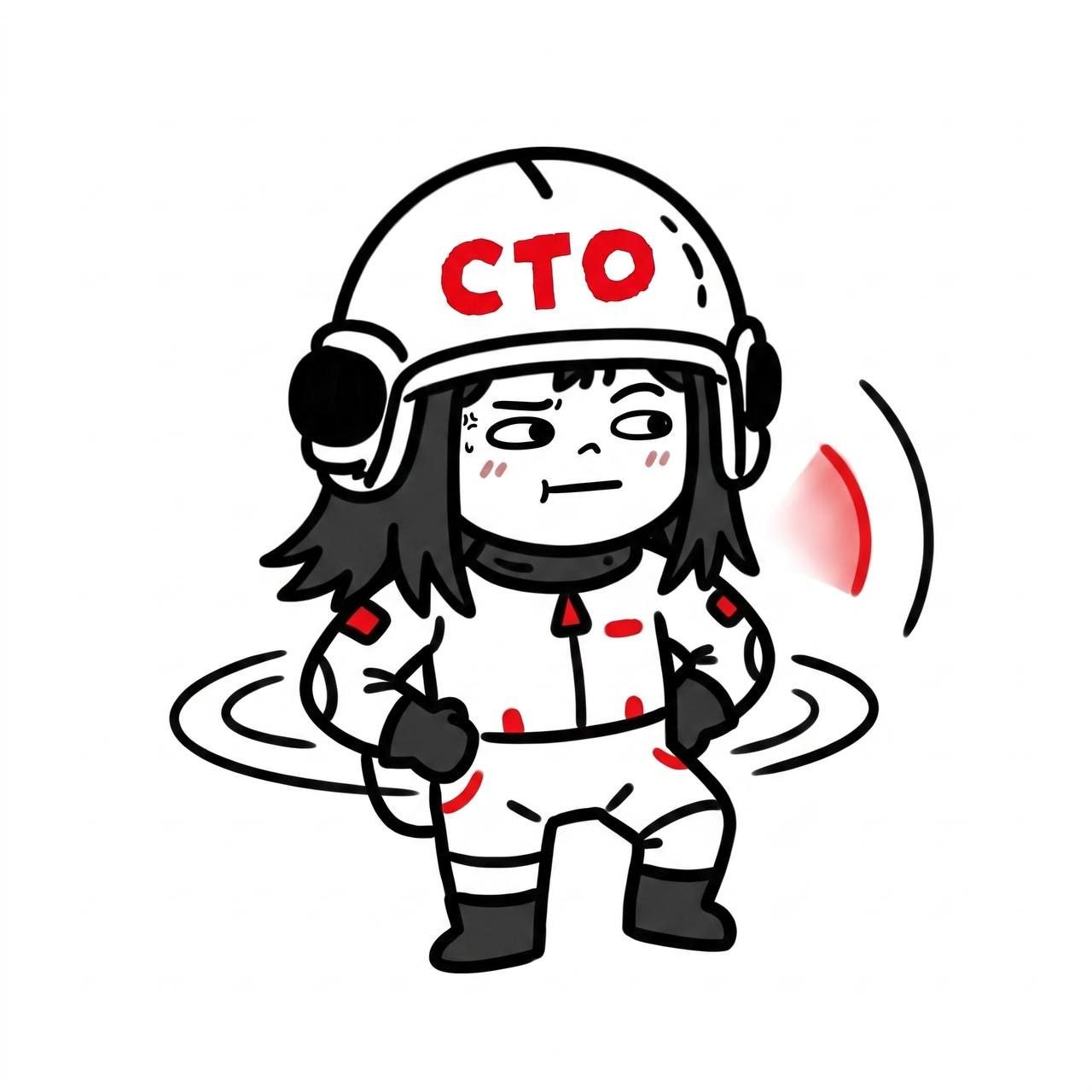 $BLAST mascot standing confidently in a BLAST helmet
